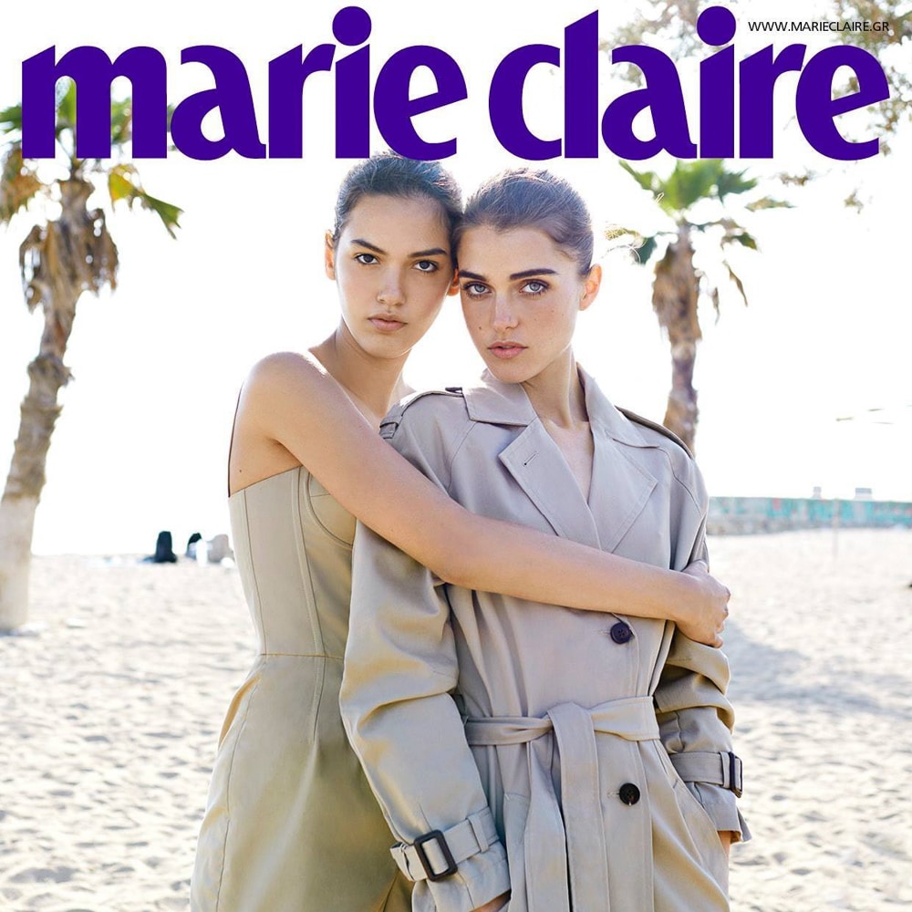 Marie Claire Greece May 2018 Adelaide Sines and Izabelle Dantas by Nikos Papadopoulos