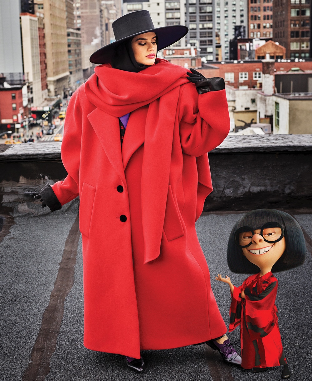 Harper’s Bazaar X Disney Pixar with Sara Sampaio by Victor Demarchelier