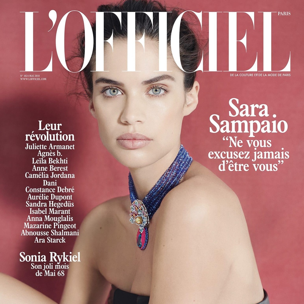 L’Officiel Paris May 2018 Sara Sampaio by Emma Hartvig