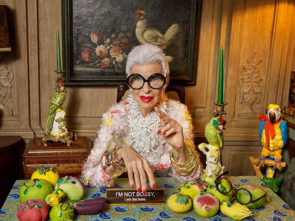 Iris Apfel for Vogue Portugal August 2018 by Luis Monteiro