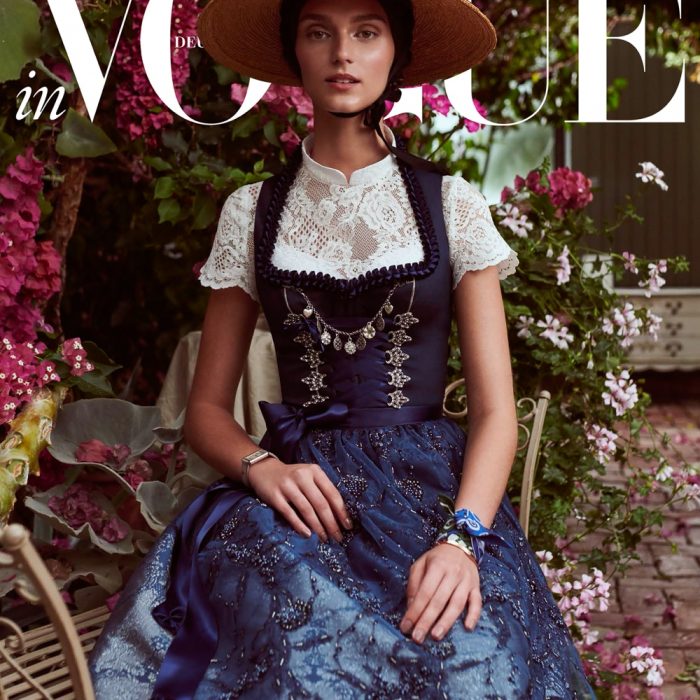 Vogue Germany August 2018 Deimante Misiunaite by Andreas Ortner