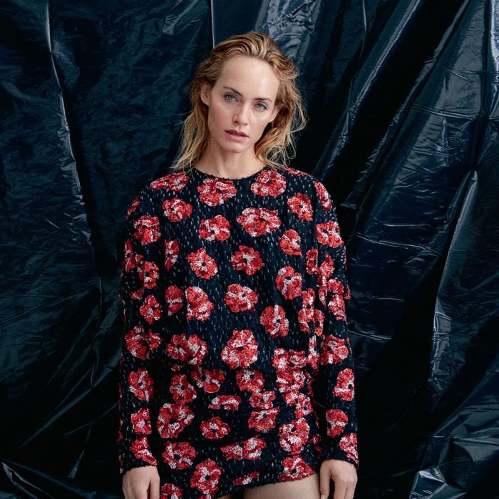 Amber Valletta X Saint Laurent For ELLE France by Nagi Sakai