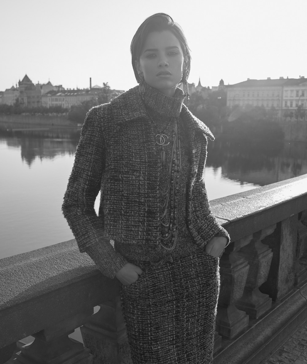 Eloisa Fontes in Chanel Special for Harper’s Bazaar Czech by Andreas Ortner