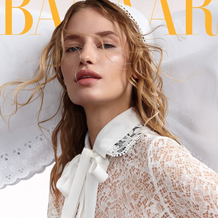 Harper’s Bazaar Czech October 2018 Linda Vojtova by Andreas Ortner