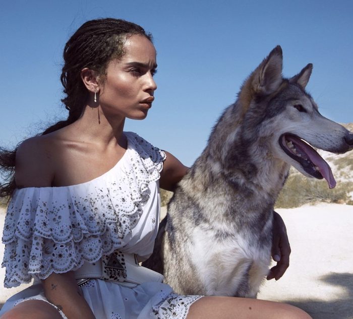 Harper’s Bazaar October 2018 Zoe Kravitz by Camilla Akrans
