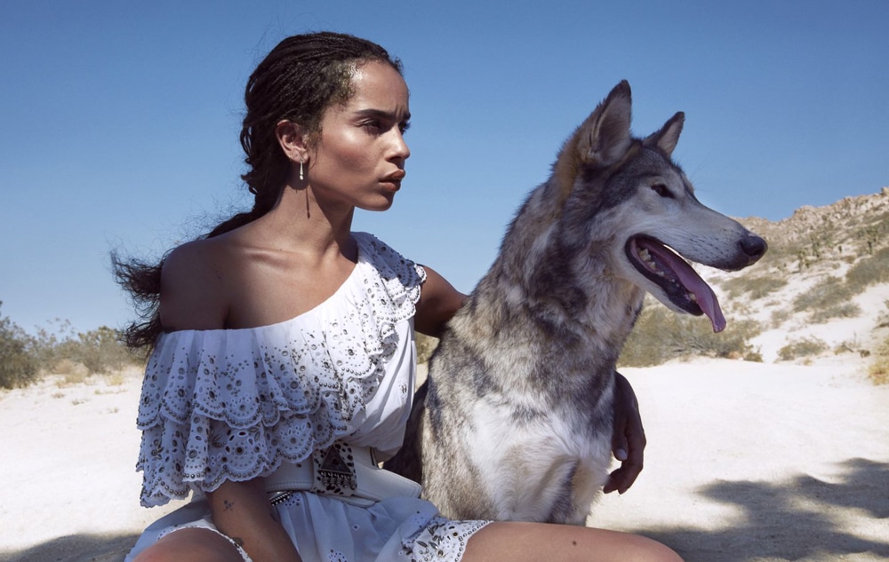 Harper’s Bazaar October 2018 Zoe Kravitz by Camilla Akrans