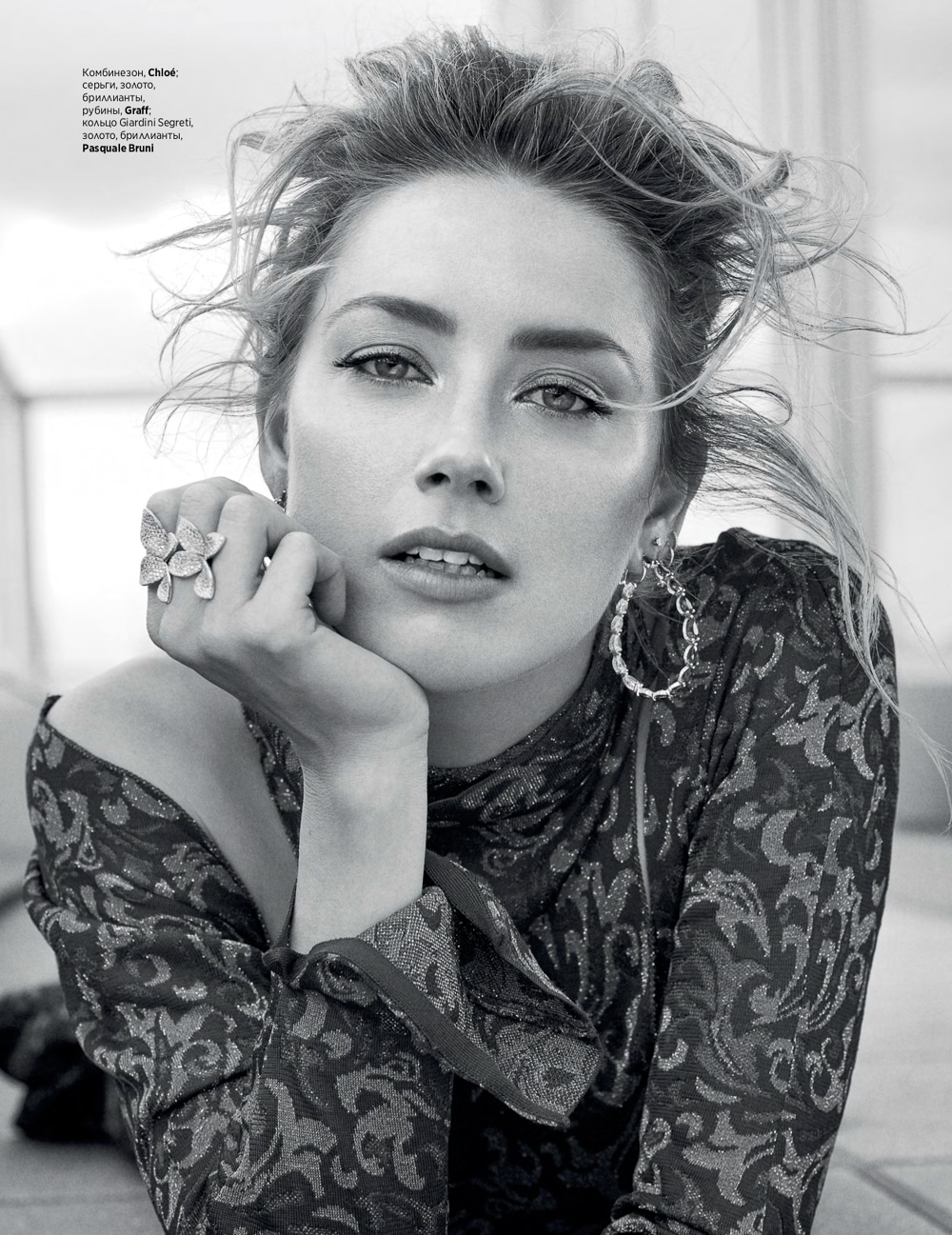 Amber Heard for InStyle Russia December 2018 by Alexei Hay
