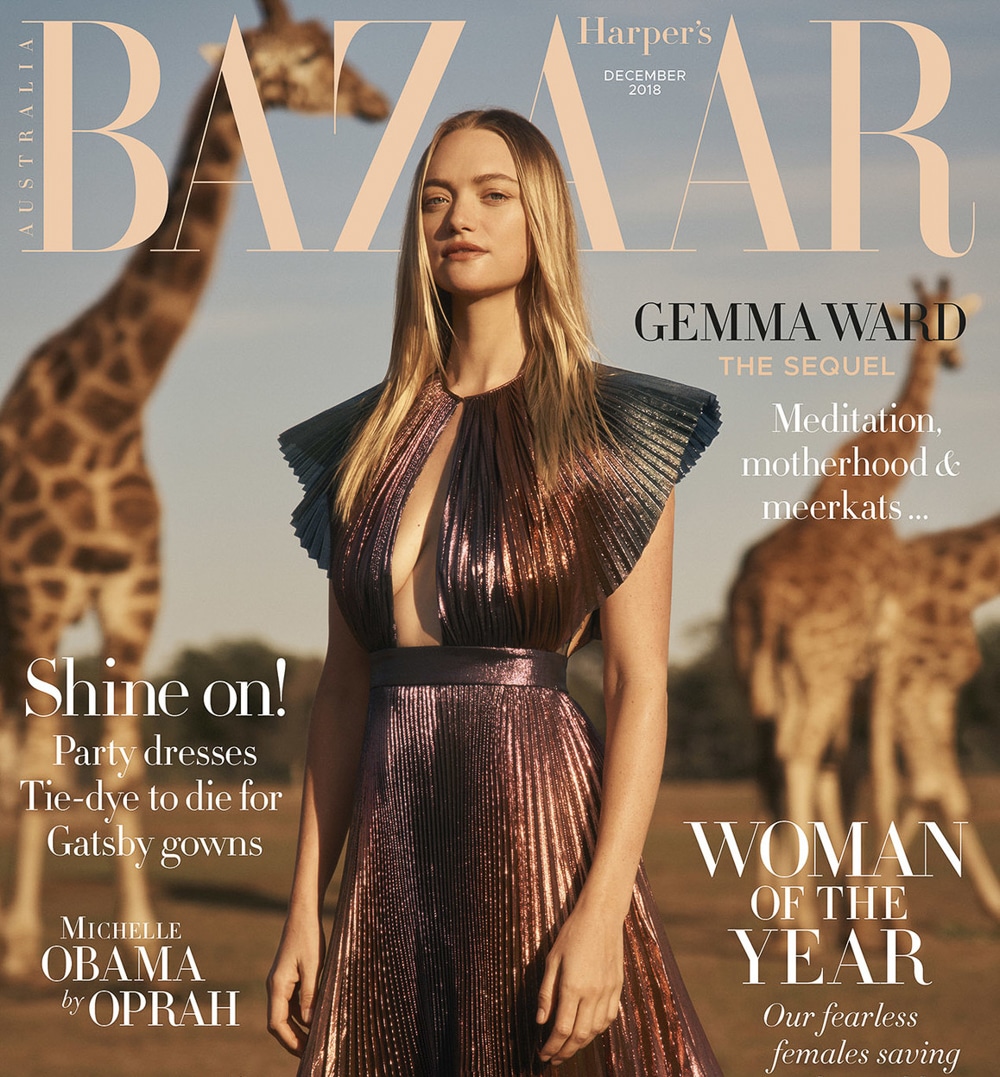 Georges Antoni for Harper’s Bazaar Australia with Gemma Ward