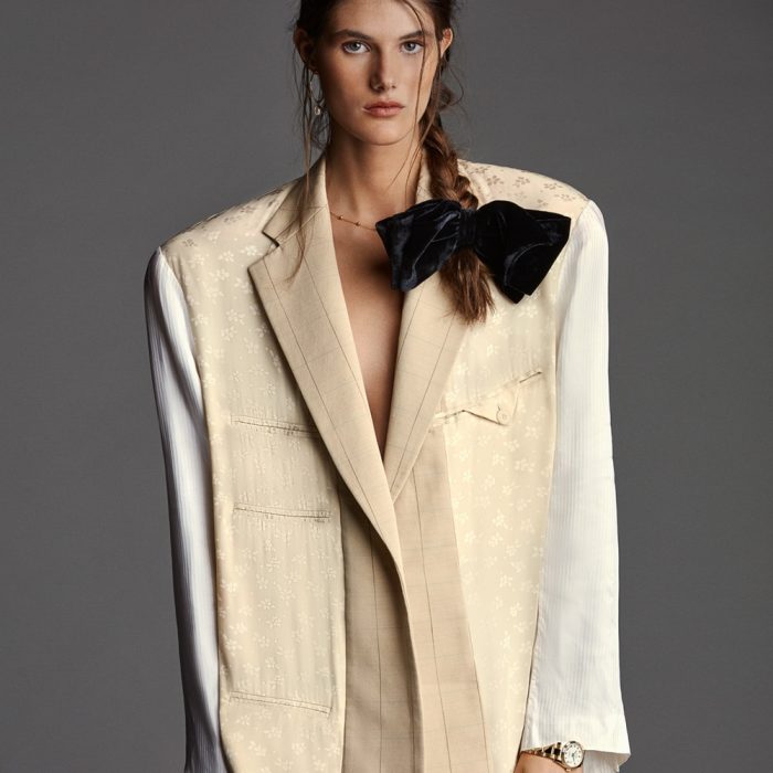 Tomas de la Fuente for Telva Magazine December 2018 with Lucia Lopez