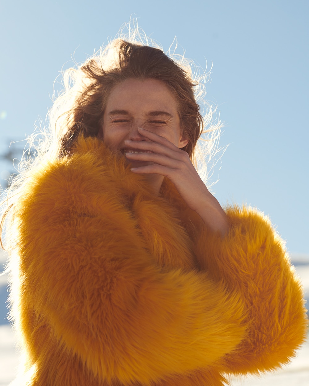 Andreas Ortner for Myself Magazine Ski Editorial with Beautiful Amanda Norgaard