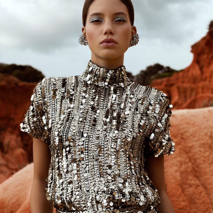 Daniela Rettore for ELLE Serbia December 2018 with Alexandra Fabiancsics