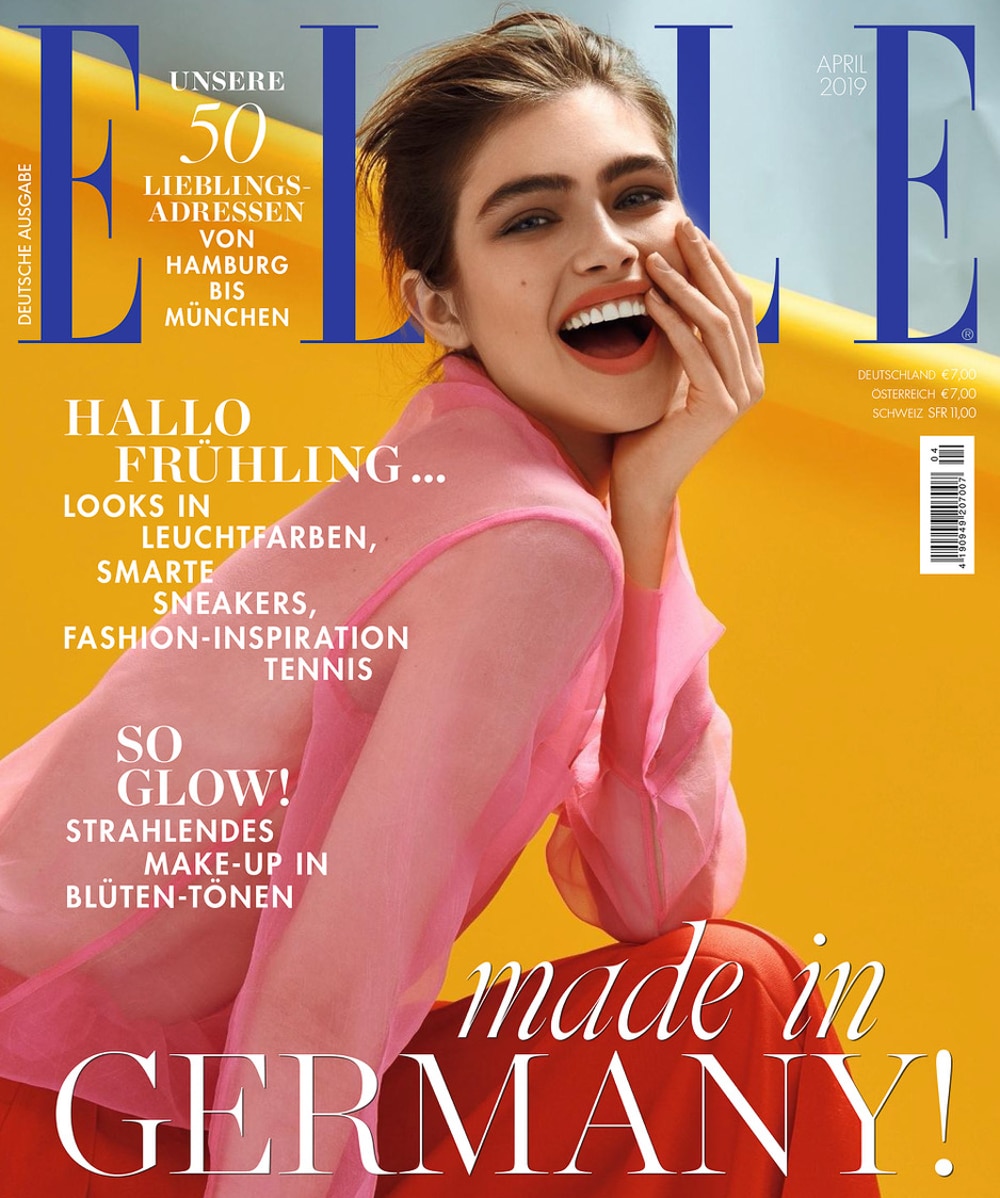 Andreas Ortner for ELLE Germany April 2019 with Nastya Zakharova