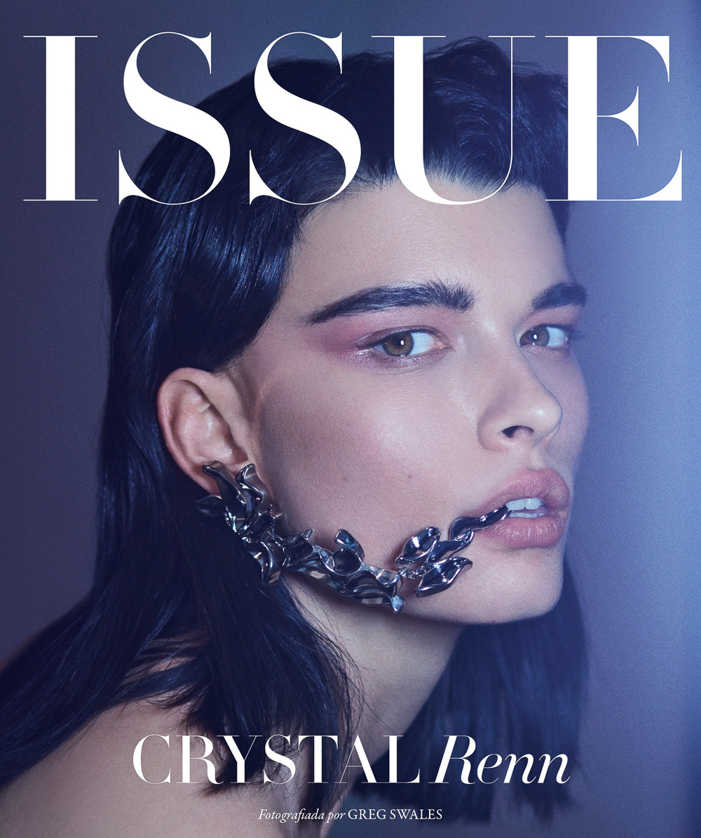 Greg Swales for ISSUE Magazine with Crystal Renn