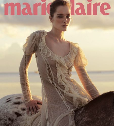 Elina Kechicheva for Marie Claire France with Josephine Le Tutour