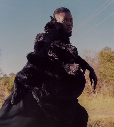 Andrew Nuding for Vogue Australia with Adut Akech