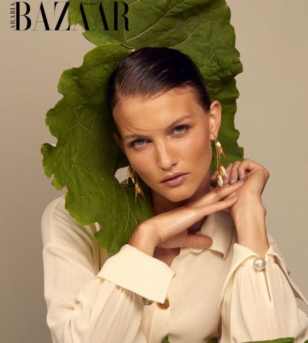 Frauke Fischer for Harper’s Bazaar Arabia with Hilal Ata