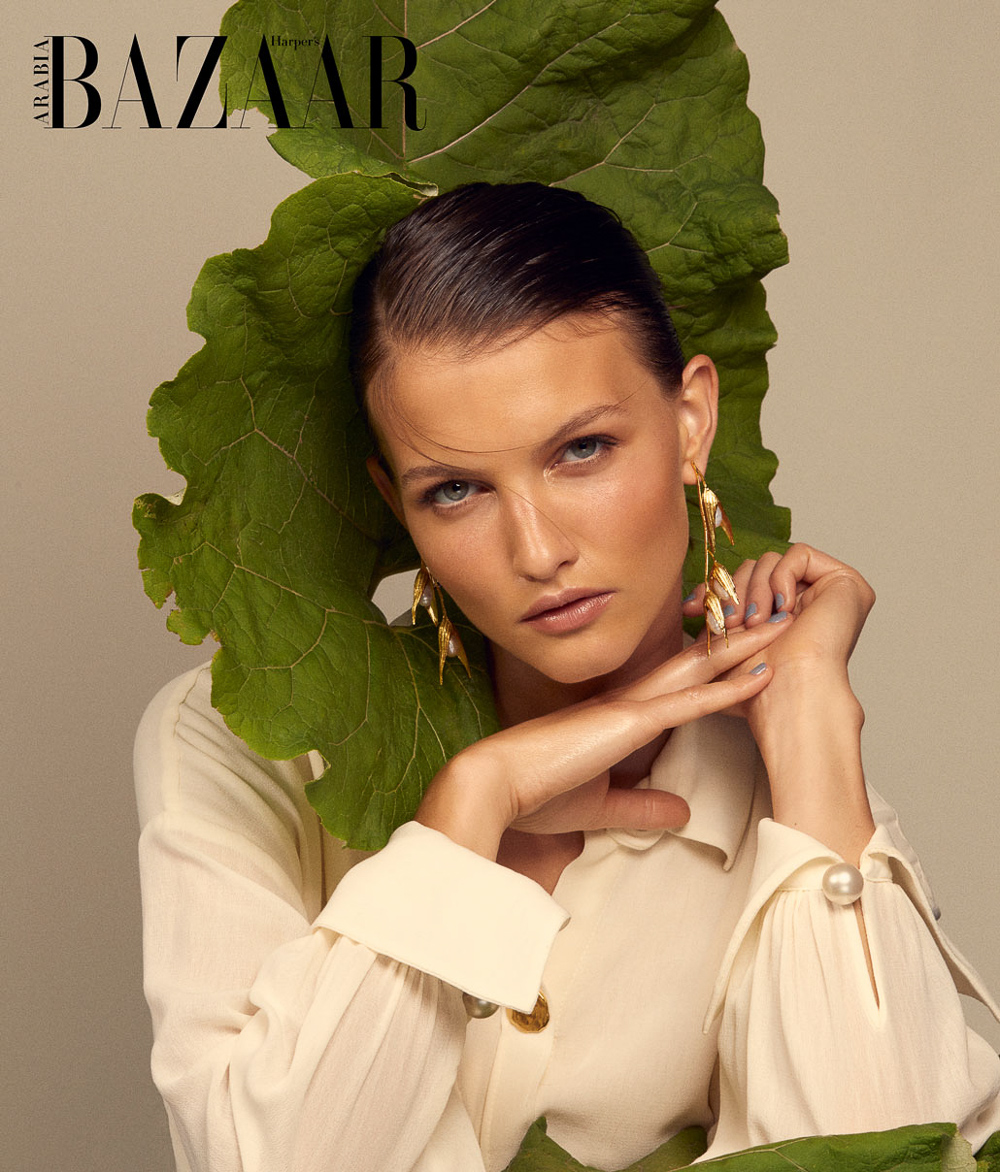 Frauke Fischer for Harper’s Bazaar Arabia with Hilal Ata