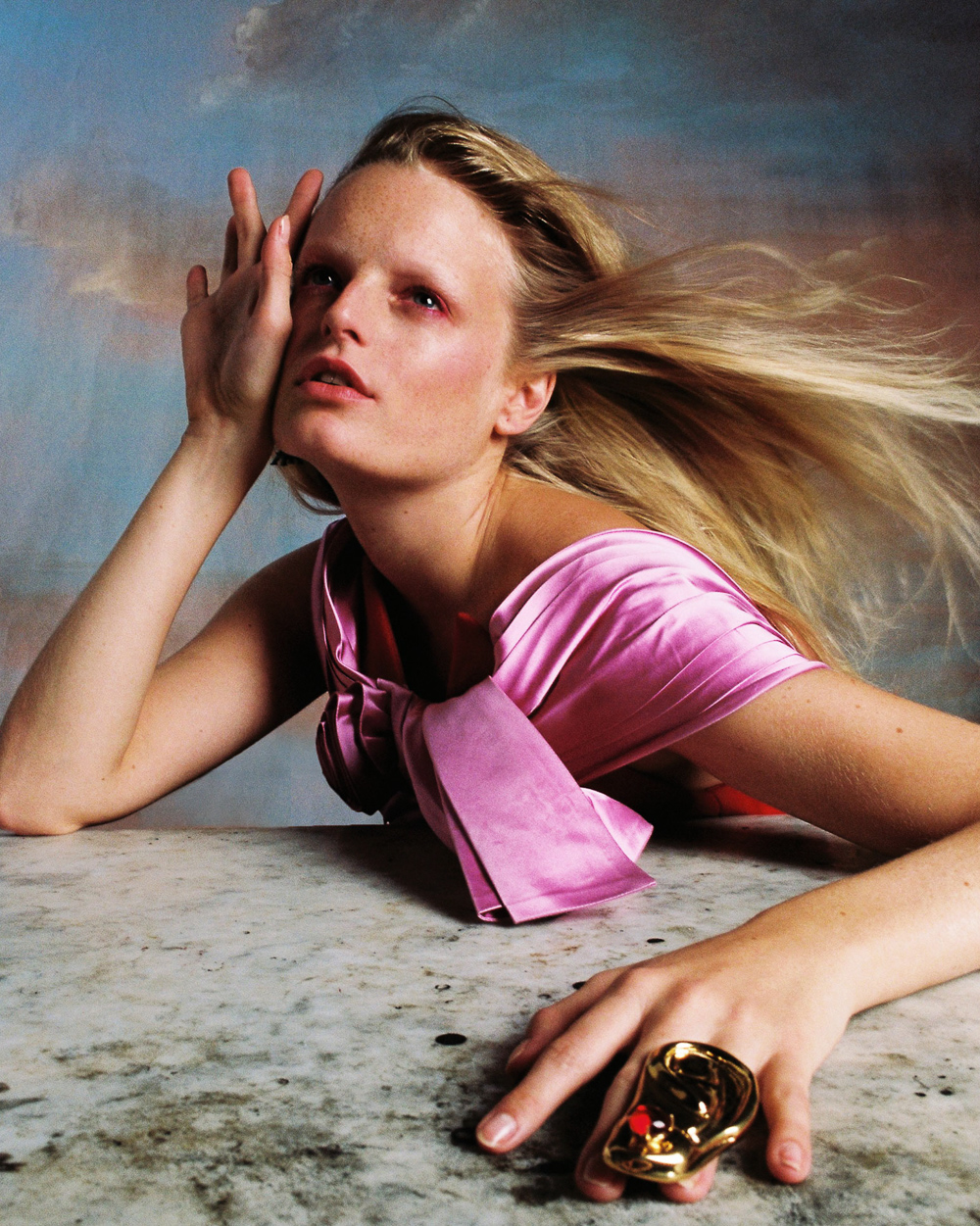 Dan Beleiu for Vogue Czech with Hanne Gaby Odiele