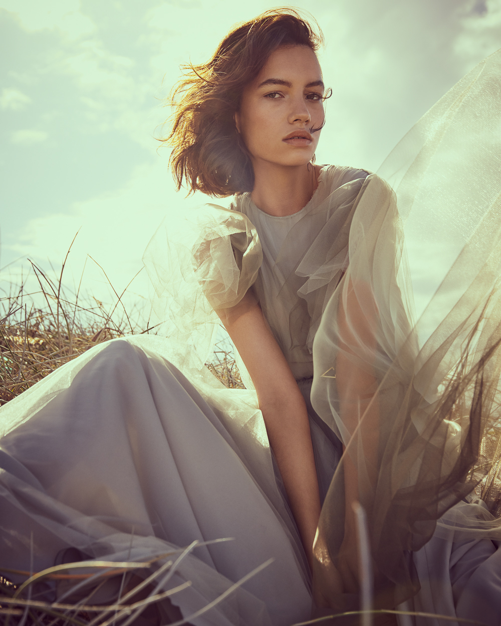 Andreas Ortner for ELLE Germany with Jolie Stepien