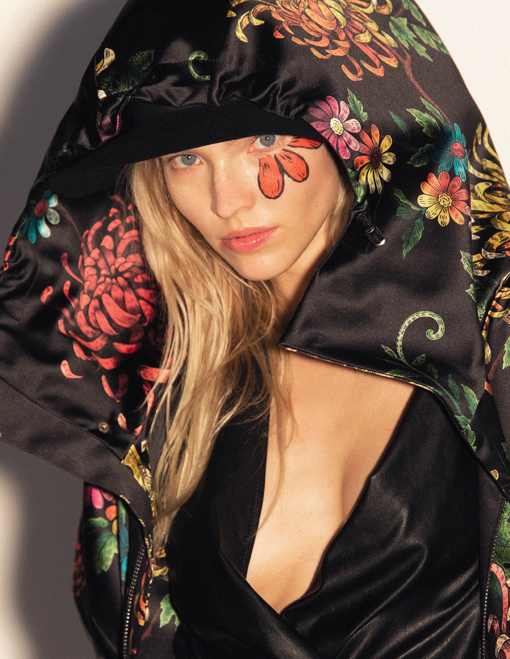 Hans Feurer for Numéro Magazine with Sasha Luss