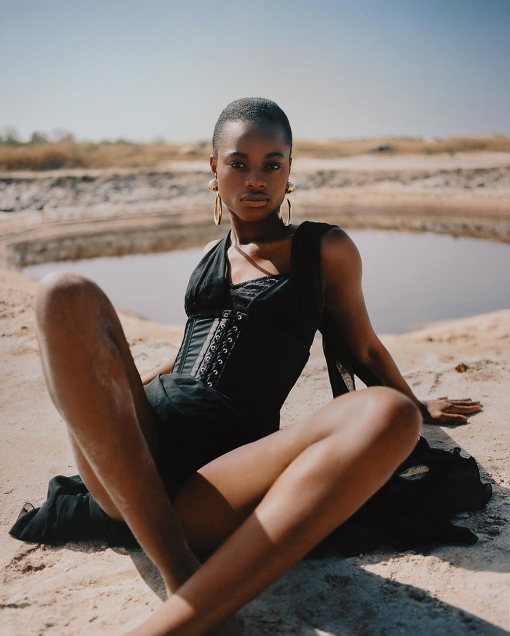 Dan Beleiu for Vogue Spain with Mayowa Nicholas