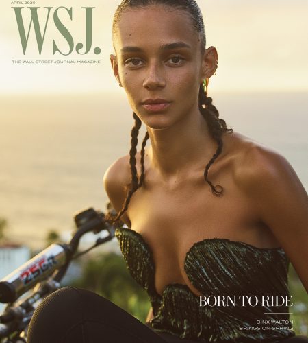 Gregory Harris for WSJ Magazine with Binx Walton