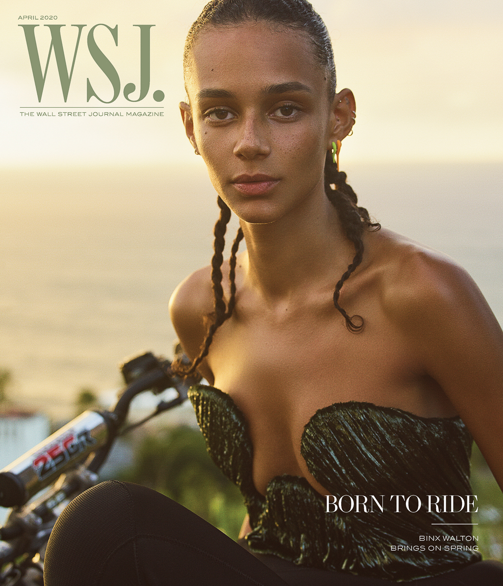 Gregory Harris for WSJ Magazine with Binx Walton