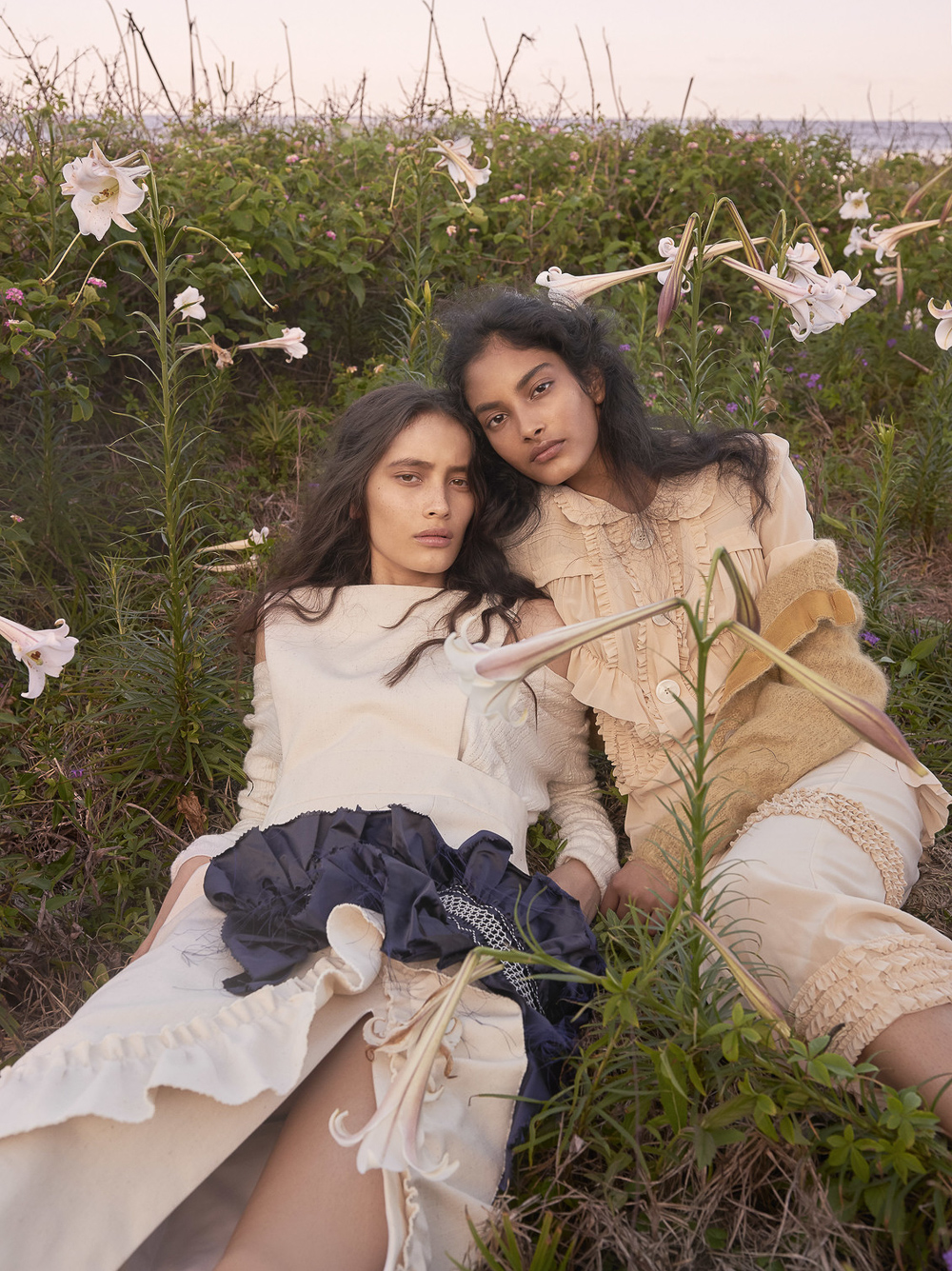 Holly Ward for Harper’s Bazaar Australia with Nabila Leunig and Vaibhavi Lath