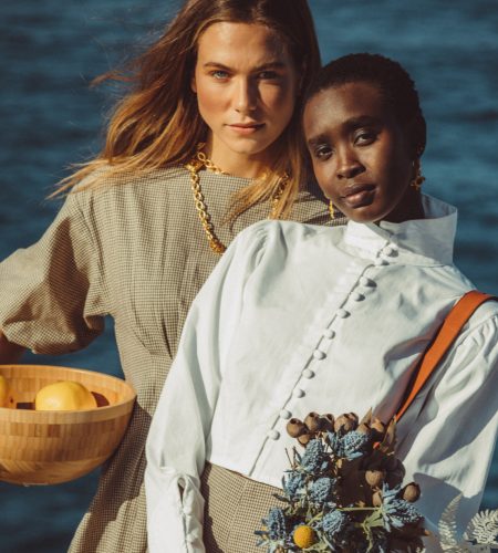 Charles Grant for Fashion Editorials with Ajok Marial & Romy Veronica