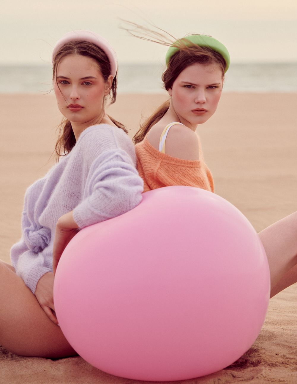 Andrews Diez for ELLE Greece with Pia Bernjak & Nika Korbozerova