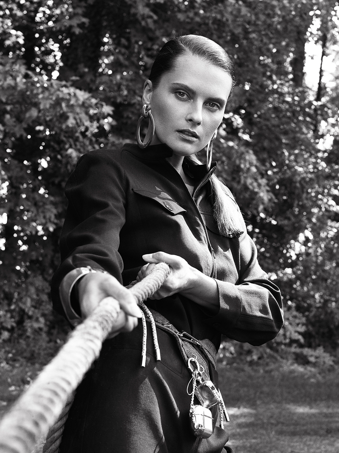 Jean-Baptiste Courtier for Madame Figaro with Elena Melnik