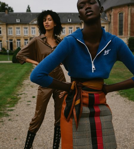 Per Florian Appelgren for ELLE Hungary with Adama Jobe & Gode