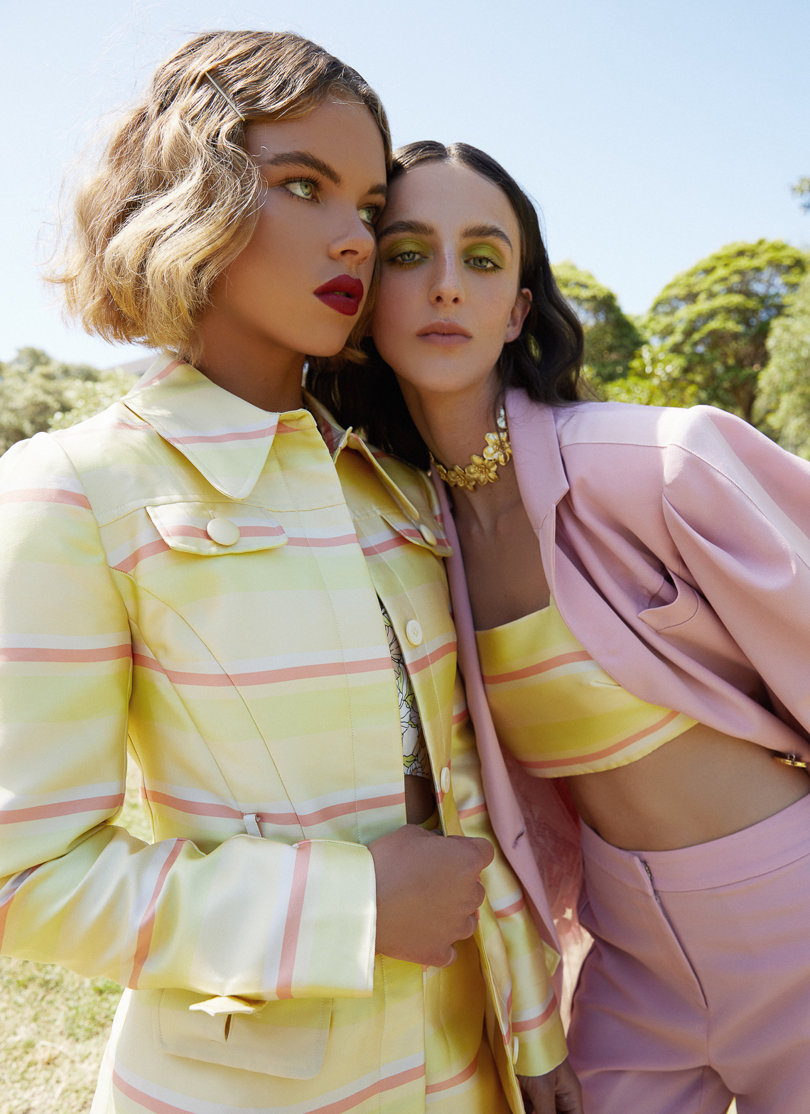 Hayley Pease for Fashion Editorials with Saria White and Nova