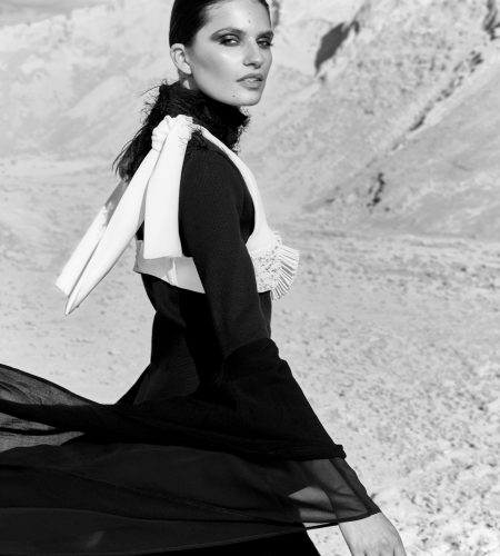 Julio Sancho for ELLE Arabia with Nelly Gutierrez