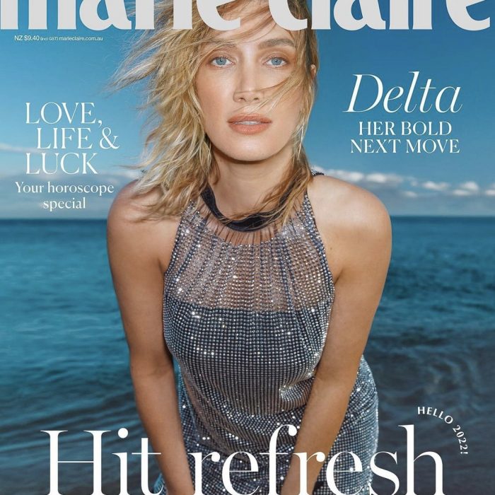 Holly Ward for Marie Claire Australia with Delta Goodrem