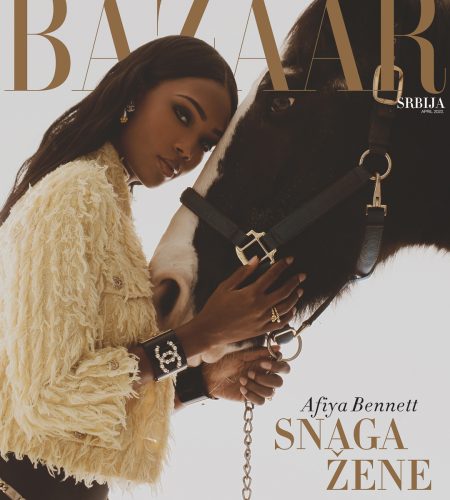 Ace Amir for  Harper’s Bazaar Serbia with Afiya Bennett