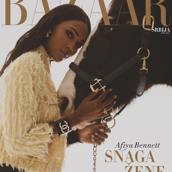 Ace Amir for  Harper’s Bazaar Serbia with Afiya Bennett