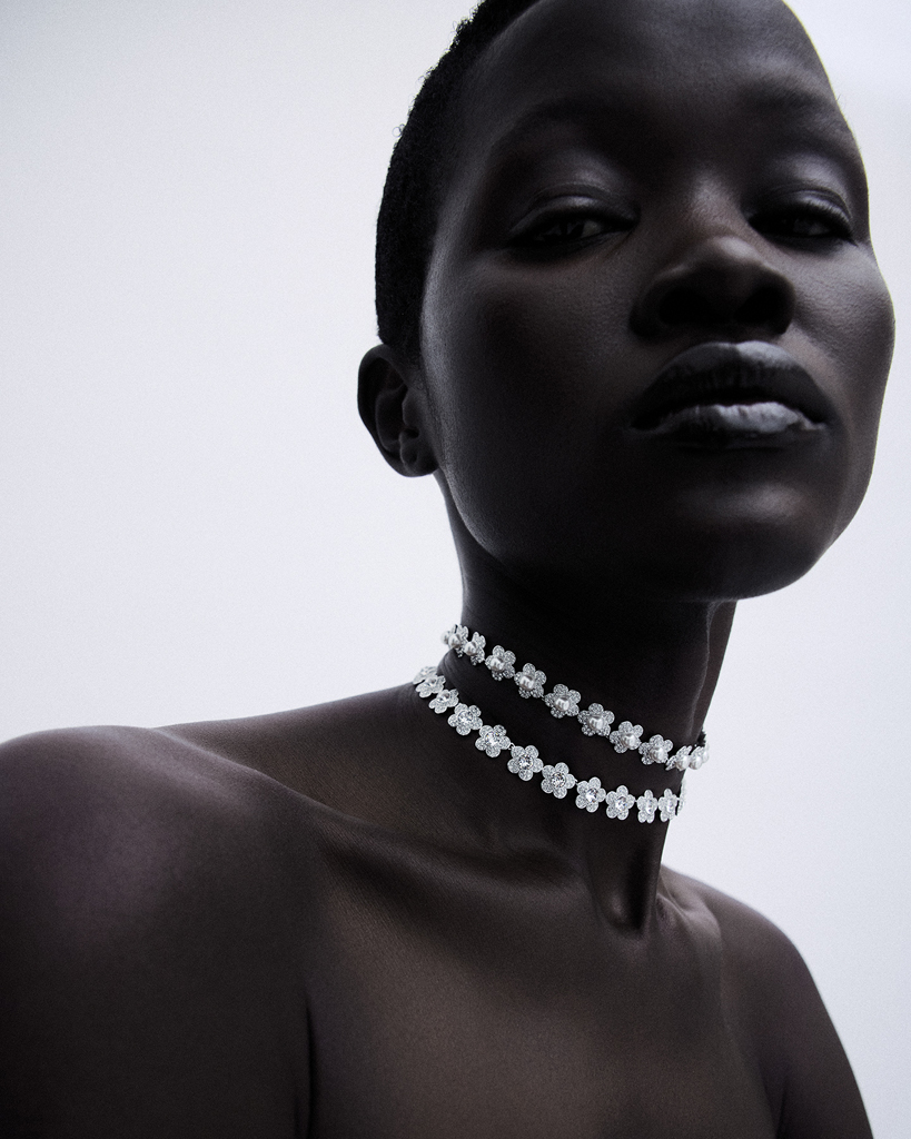 Anyiel Piok Majok Shines in a Striking Jewelry Editorial by David Roemer